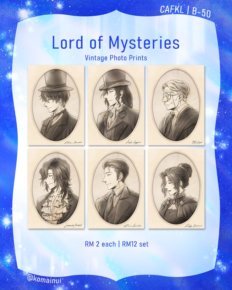 Komainui's tweet photo. My CAFKL catalogue and PO is up.
I will be focusing on original work!

Catalogue Part 4

🌟 Event: CAFKL X
🎉 Booth: Komainui (B-50)
🌱 Date: 13-14 June 2026
🚗 Location: Hextar World Exhibition Hall
⏳ Time: 10am -7pm

#cafkl #cafklx https://t.co/8TxdOIT5e9