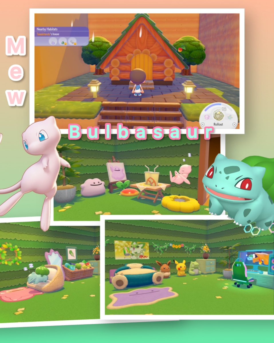 FanofBulbasaur's tweet photo. Houses I made in Pokopia 🧵#pokopia https://t.co/d2DSFIaLBS