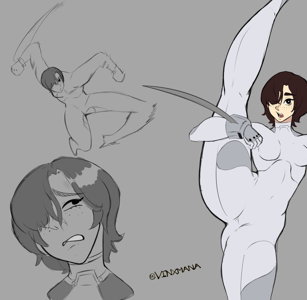 vinxmana's tweet photo. She's been tickling my brain ever since #StellarBladeBLOODRAIN https://t.co/QtagmQIuwL