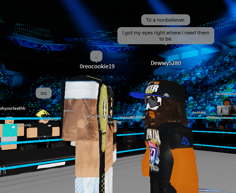 ORWNetwork's tweet photo. 𝙃𝙊𝙇𝙔 𝙎𝙃𝙄𝙏! 𝙃𝙀'𝙎 𝘽𝘼𝘾𝙆!

THE OGC D-PAIN has walked through the ORW curtain ONCE AGAIN...

FOR THE FIRST TIME IN YEARS...

@JustDewIt10 has returned to ORW and immediately confronted the now-NEW ORW BLOX HEAVYWEIGHT CHAMPION, Ked League!

Ked League fresh off his WORLD CHAMPIONSHIP victory had little time to celebrate as the WORK STARTED right away! @RWGodKL 

D-PAIN has returned and his eyes on the biggest prize in Ro-Wrestling..... the ORW BLOX HEAVYWEIGHT CHAMPIONSHIP!

#ORW2026