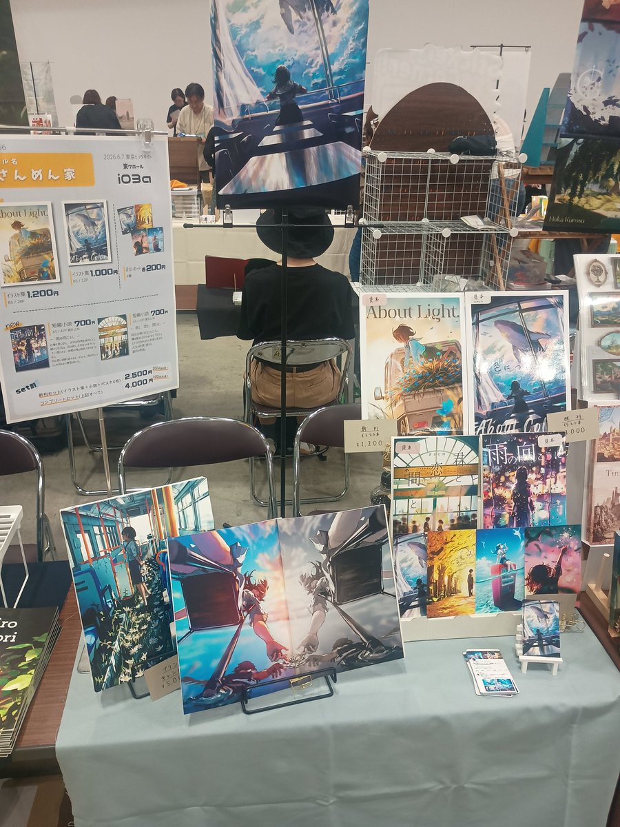 threeface_il's tweet photo. 設営完了しました！
i03aです！
#COMITIA156 #コミティア156 https://t.co/xfRq6ycfhO