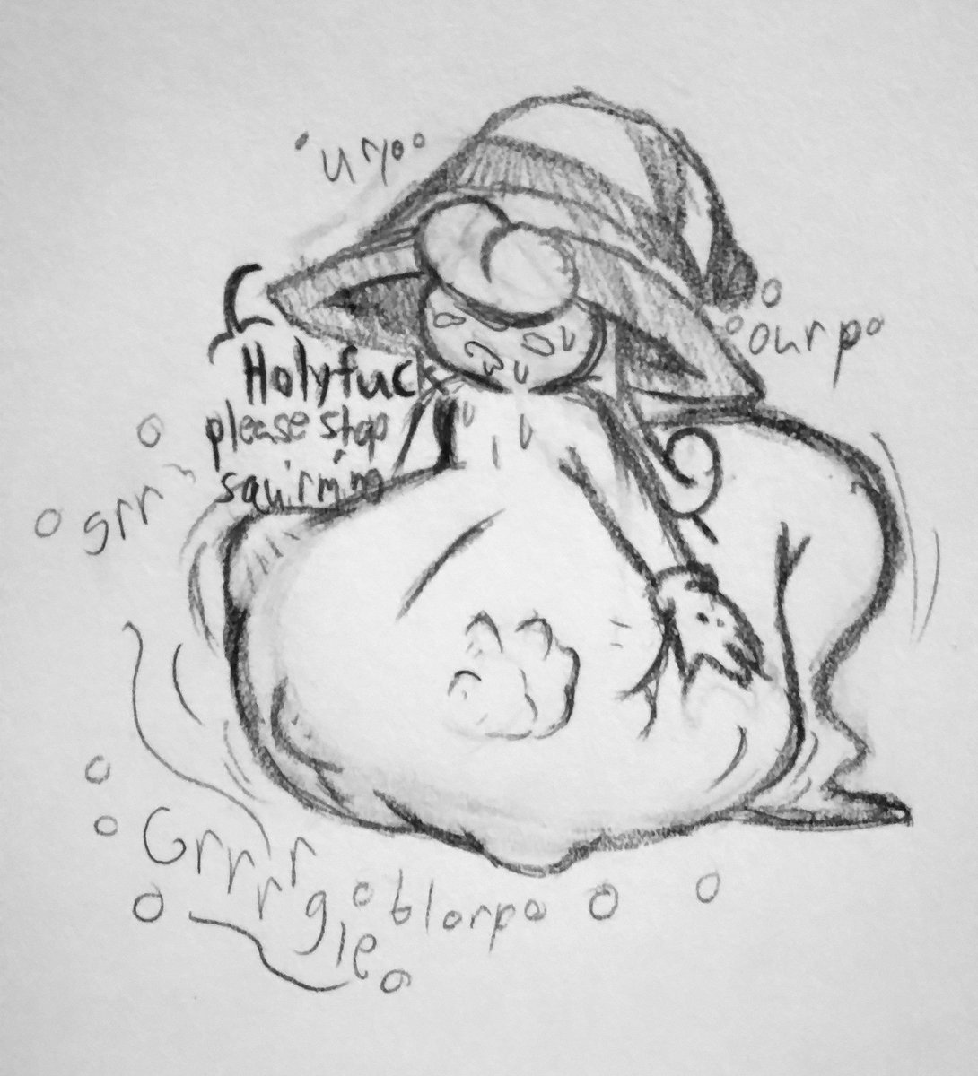 alt_for_fat_art's tweet photo. Cw: Vore, farts, digestion.

Vorevian. https://t.co/pcy3UWhoj9