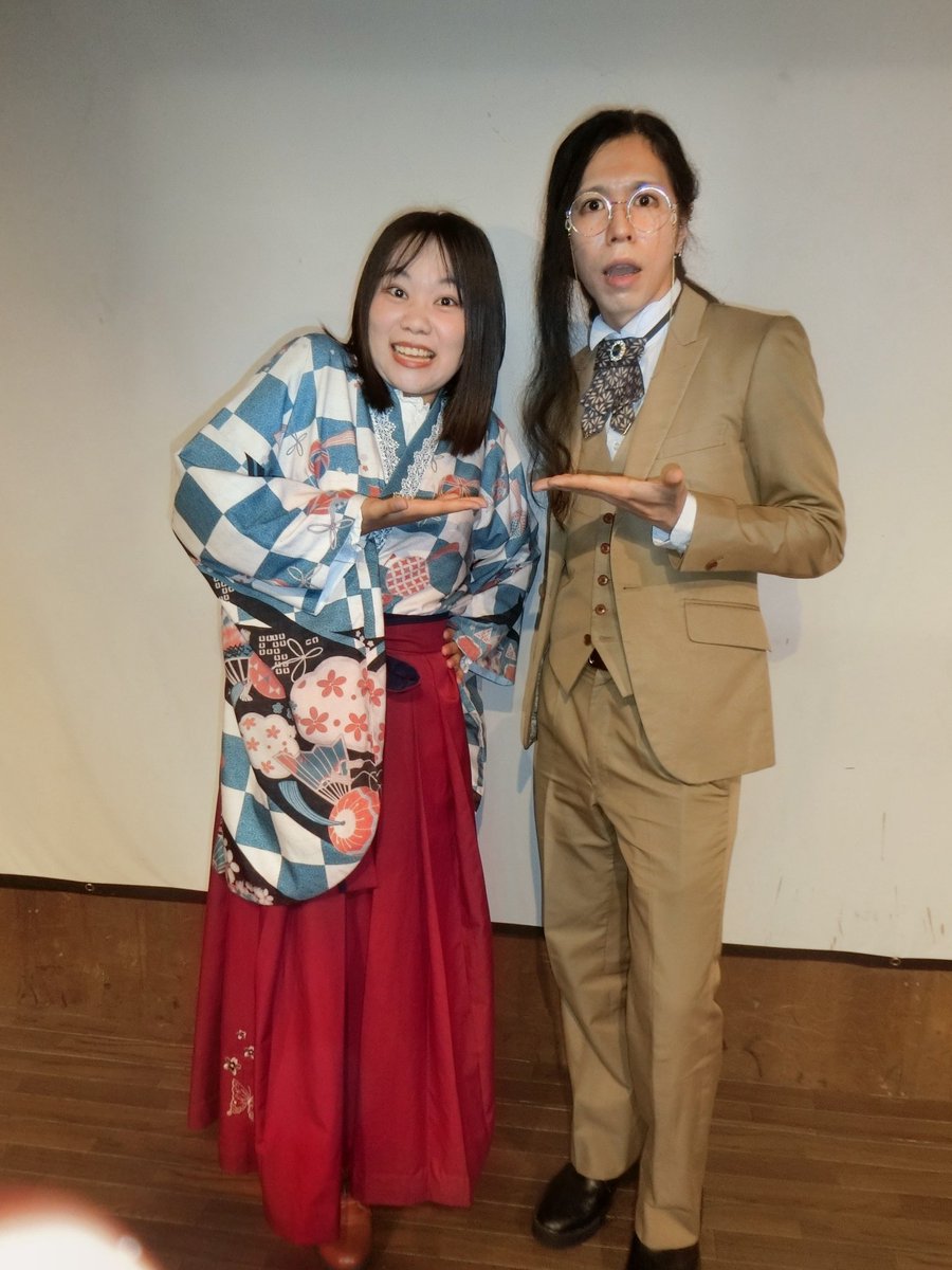 tk18ban's tweet photo. 2026.06.06Sat『ラスタ池袋昼寄席』
お笑いライブを観てきました😁
#あざみカントリー　さん
老若男女のみんなが楽しめる面白いネタでした😁
別のバージョンも見てみたい！
次のアンダー座で、昇格を狙いましょう！
一緒にお祝いの乾杯をしたいですね。
るねっさ〜んす🥂🍻🎂
#松竹芸能 https://t.co/QeFNULqHNe