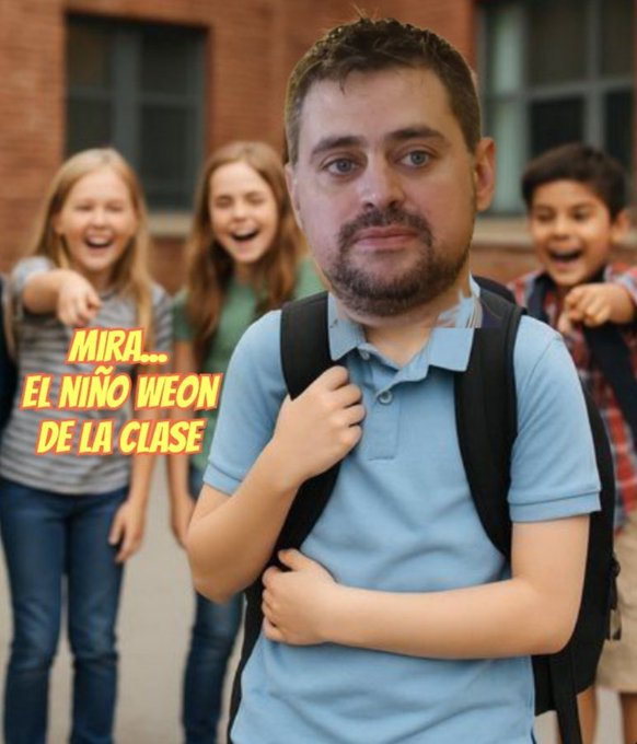 ChilenoCool's tweet photo. @David_Noticias Nos hace tanto reír. https://t.co/DhJQzZ3ukh