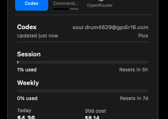 PrivateStater's tweet photo. @thsottiaux I'm a Plus user. But Codex says I'm a free user, even though I still have 99% of my 5-hour limit left and haven't used even 1% of my weekly limit. It's not working. Please fix this. https://t.co/LPiOo6a1ut
