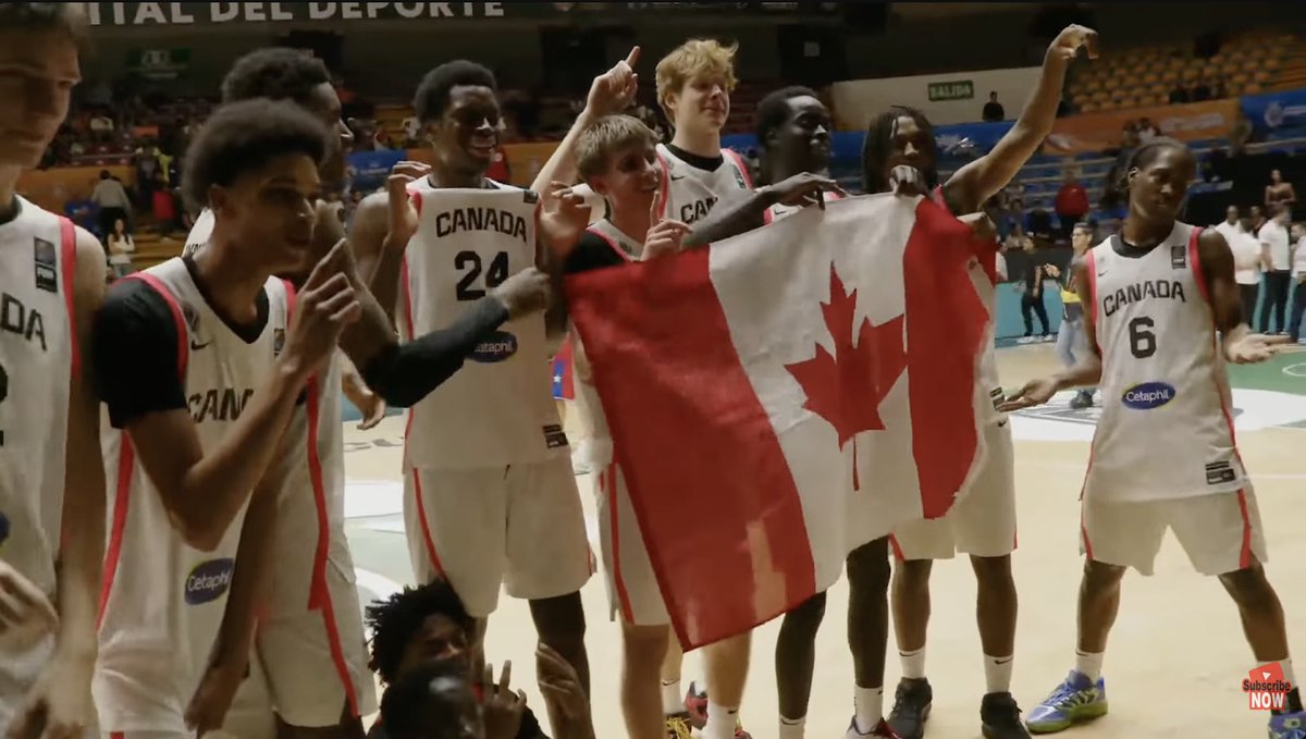 libaanstar1's tweet photo. Canada blows out Puerto Rico 115-49 and advance to the gold medal game at the FIBA U18 AmeriCup. 

Lyris Robinson leads with 18 points, Malik Olajuwon drops 17 pts and 5 rebs and Stefan Ilic finishes with 13 pts and 14 rebs. 

This team has a real shot at gold, likely facing USA. https://t.co/nEv5gnJ2z8