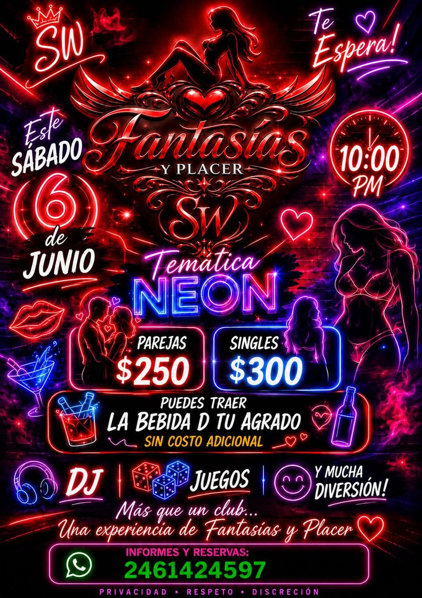 angy3981's tweet photo. Allá nos vemos quien nos acompaña a este club sw se pondrá rico 🔥🔥🔥 https://t.co/MDOQHQzZsY