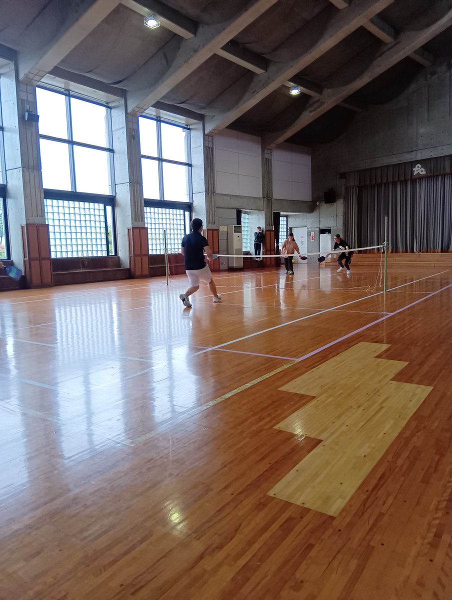 OjTake's tweet photo. おはようございます❗

ピックルボールなう😁

��ピックルボール https://t.co/9XofoZ4yVT
