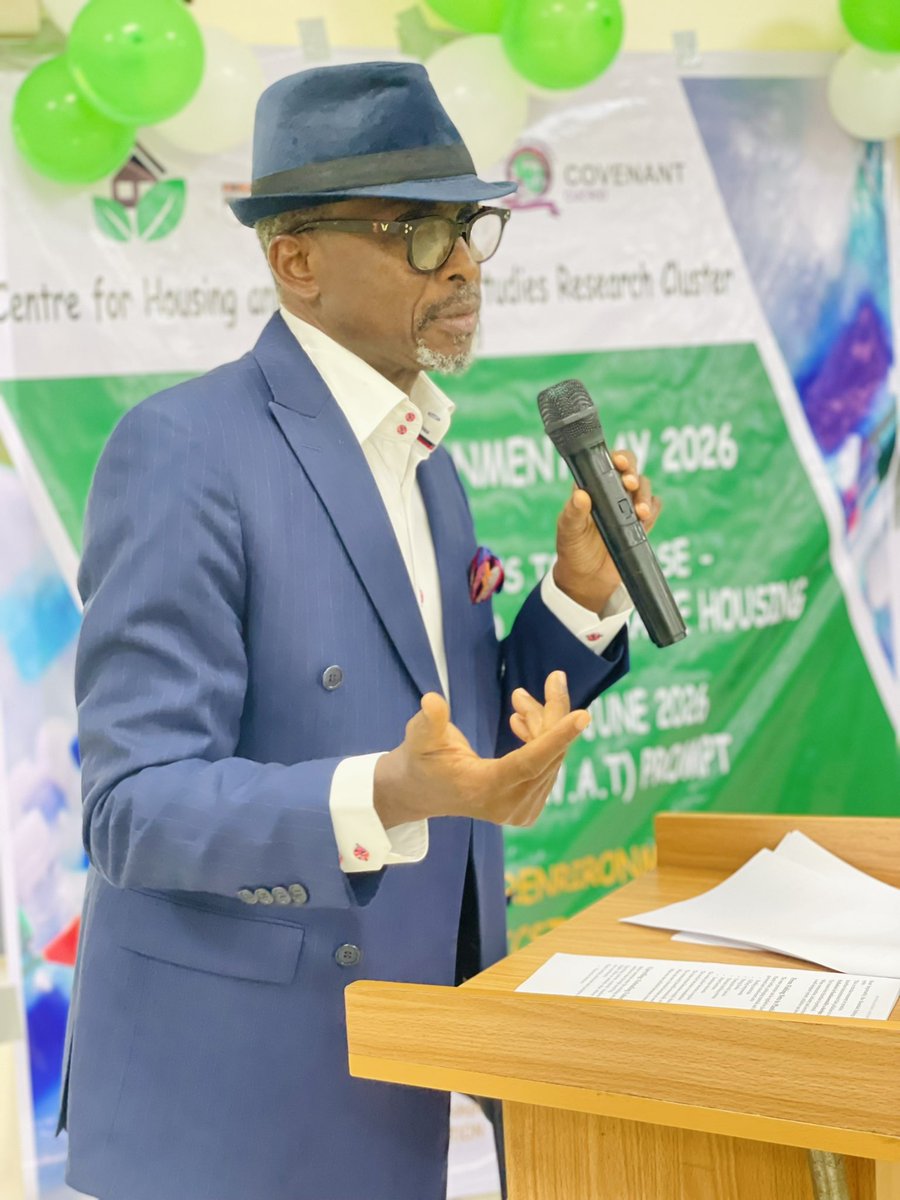 CUHEBRON's tweet photo. On Friday, June 5, 2026, CHES marked #WorldEnvironmentDay!

Aligning with UNEP’s #NowForClimate campaign, we explored transforming plastic waste into sustainable building materials, driving progress for the UN SDGs.

Special thanks to Arc. Olugbenga A. Onabanjo &amp; our partners!🤝 https://t.co/x0hDzuPtOW
