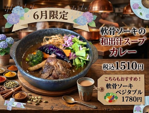 kstyle1982's tweet photo. 日曜日もランチは11:30からopen!!

尚、本日設備メンテナンスの為
ランチ営業のみとさせていただきます🙇

天気も良くスタッフ一同元気に皆様のご来店お待ちしております🍛

#ボナンザ #札幌Twitter会 #テイクアウトOK #デリバリー #出前館 #uber #ロケットナウ #駐車場6台 https://t.co/ZRPvA2Gh83