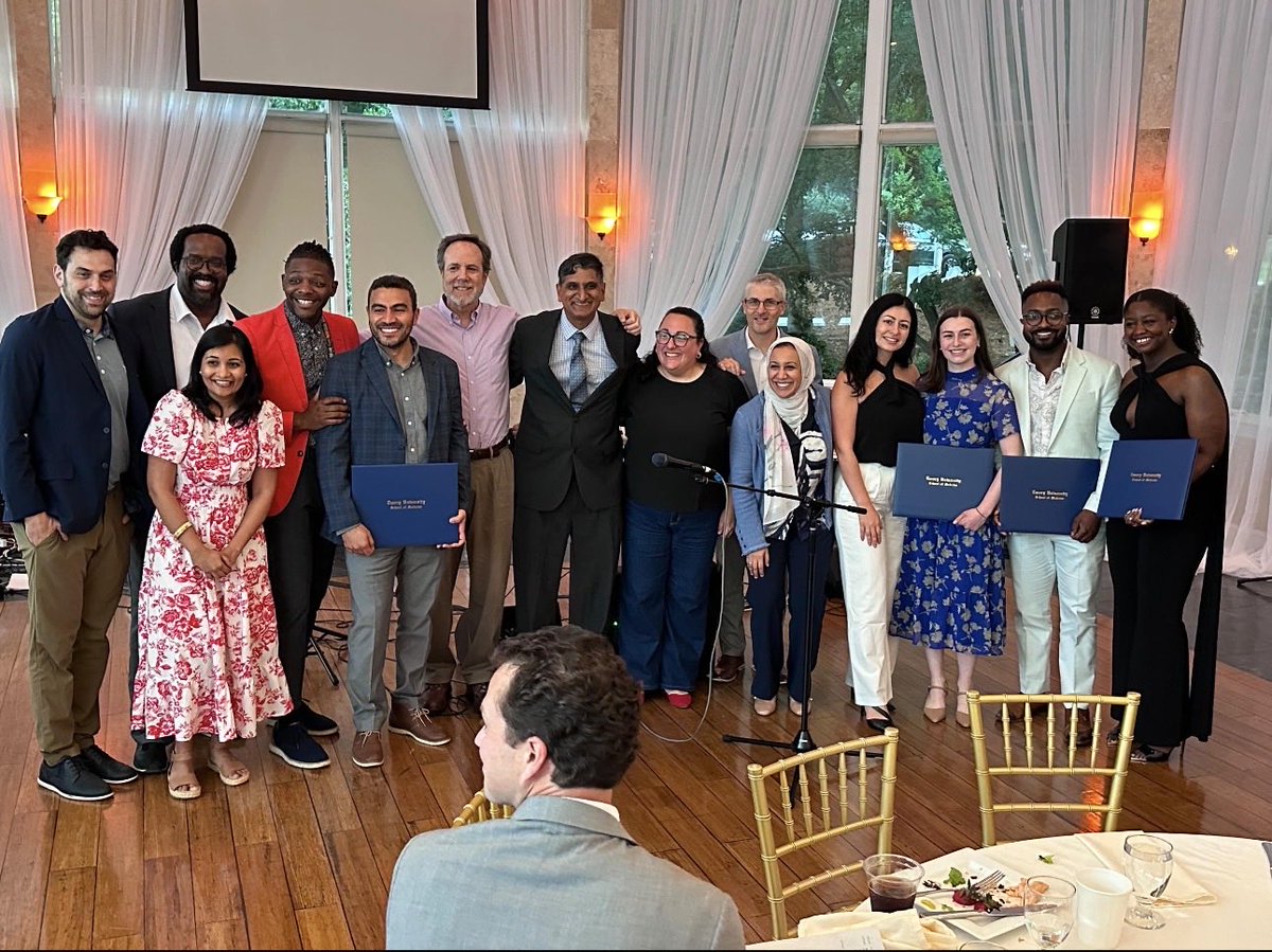 GhadaMohamedMD's tweet photo. Graduation is a celebration of dedication and handwork! Snapshot from Emory Vascular Neurology fellows graduation! @EmoryStroke @EmoryNeurology @EmoryUniversity #no_clot_is_left_behind #stroke_prevention https://t.co/sIOXI4b1Iy