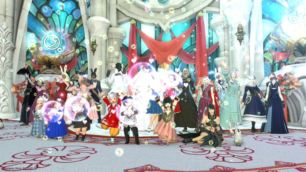 AilaZangan7717's tweet photo. おはひゅら♪
エタバン参列してきました✨
お幸せに(^^)
#おはヒュラ #本日のミドラン
#GPOSERS #Gatto_della_Fortuna #FF14 #Masamune https://t.co/rmVlSHZIH2