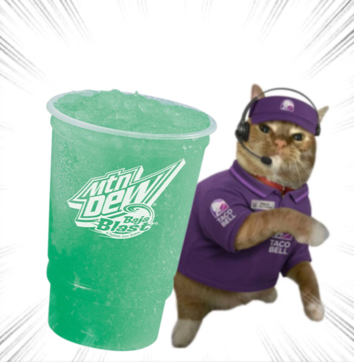 ThrowingObjects's tweet photo. Baja Blast Freeze (Taco Bell) https://t.co/EI9eow4qdb