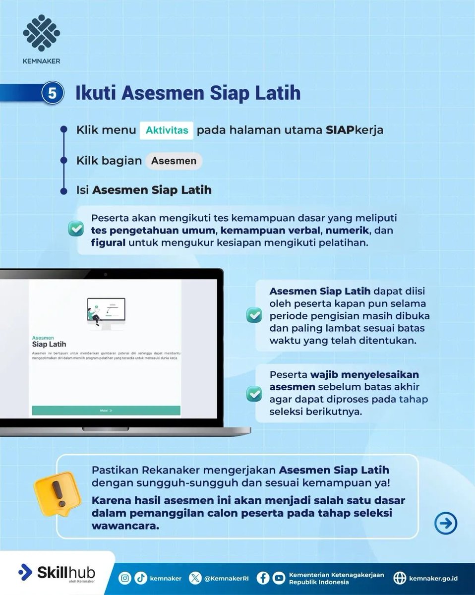 Jogjastudent's tweet photo. Selain pelatihan gratis, peserta juga akan mendapatkan benefit seperti bantuan transportasi Rp20 ribu per hari sesuai durasi pelatihan, konsumsi, iuran Jaminan Kecelakaan Kerja (JKK) dan Jaminan Kematian (JKM), Sertifikat Pelatihan, Sertifikat Kompetensi BNSP, serta asrama https://t.co/diFGDb1mz9