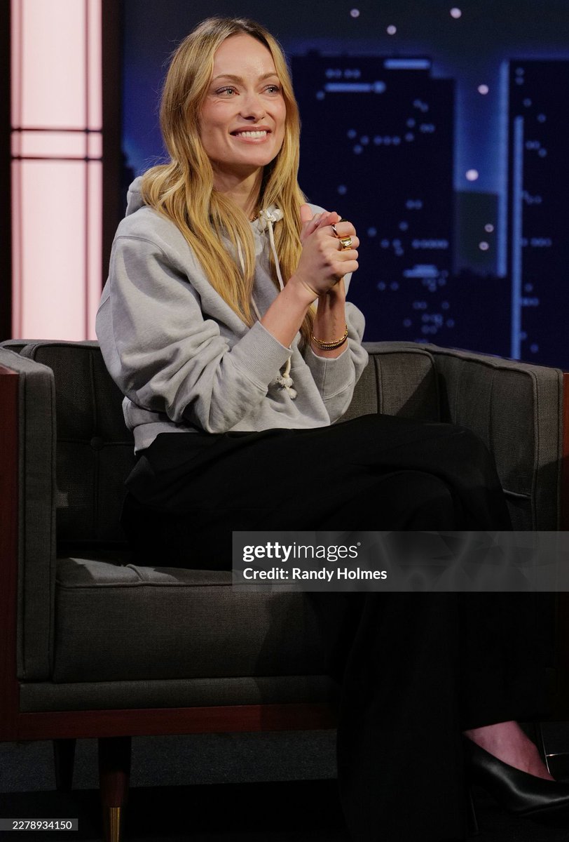 ArchiveWilde's tweet photo. Olivia Wilde appearing on Jimmy Kimmel Live to promote The Invite (June 1st 2026). https://t.co/4w0JP4dJzu