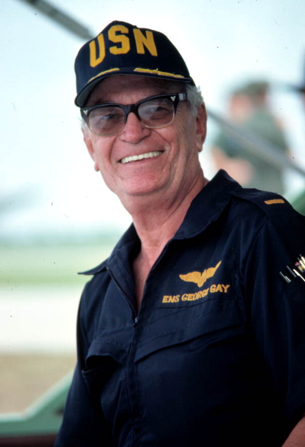 EchoesofWarYT's tweet photo. Ensign George Gay, sole survivor, Torpedo Squadron 8 https://t.co/z7nkHmalYt