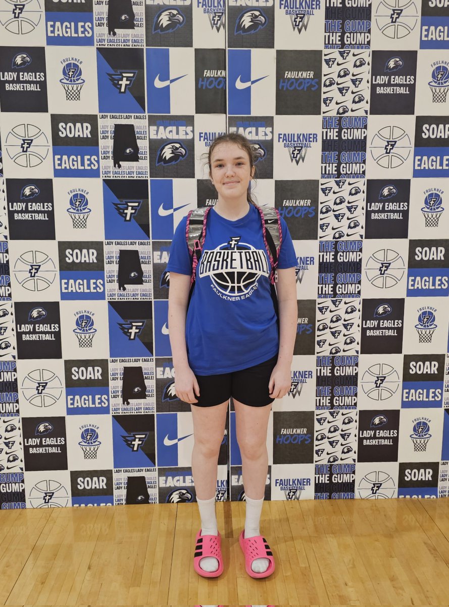 KatyShepherd27's tweet photo. Thank you @FaulknerWBB for a really great Elite Camp experience today! Thank you @_Jake__Mitchell for the invite and @CoachRo12 for the opportunity to learn more about your program and University! 
#forGodsglory #nobodycaresworkharder #FaithNotFear https://t.co/KDBJXjcHgG