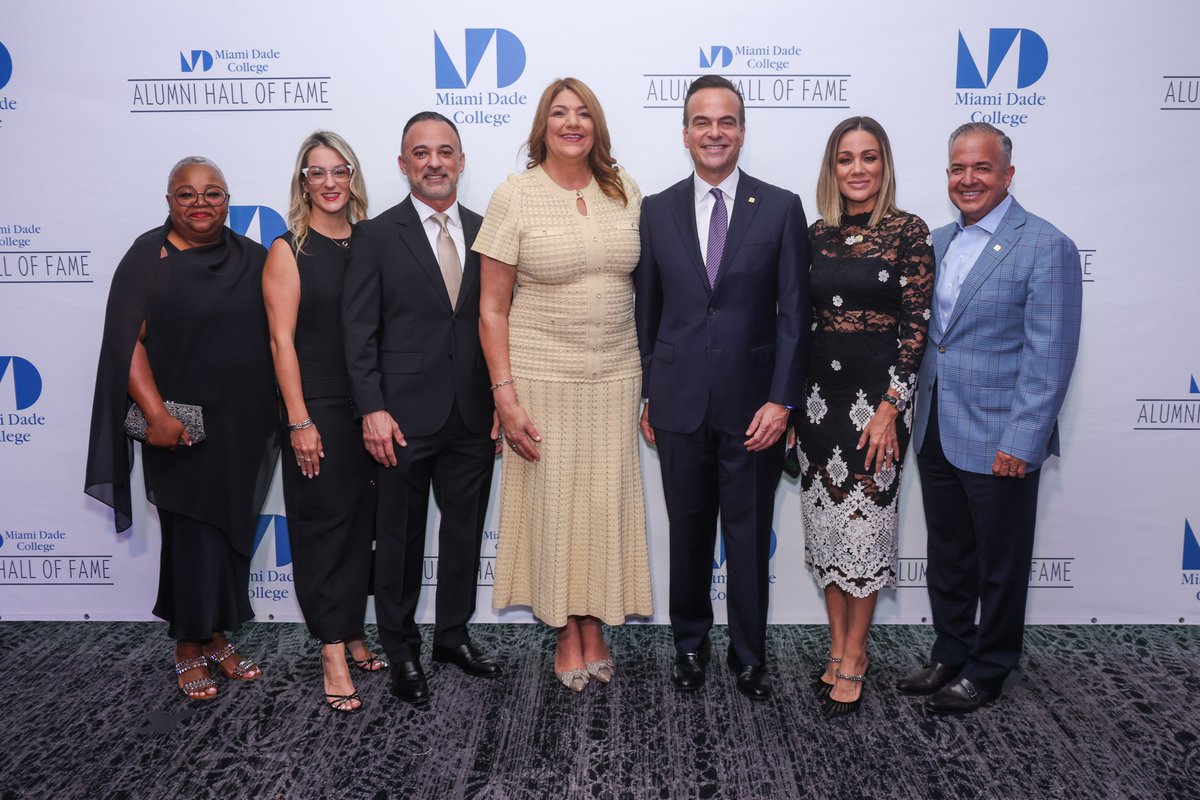 mdcpresident's tweet photo. They started at Miami Dade College. Their impact reaches far beyond it.

We welcome the 2026 Miami Dade College Alumni Hall of Fame class and celebrate a remarkable group of leaders whose achievements reflect the transformative power of education and opportunity.

Public servants. CEOs. Physicians. Entrepreneurs. Philanthropists. Advocates. Artists. Innovators. Their careers have taken them across industries, communities, and continents, but they all share a common beginning: @MDCollege.

The MDC Alumni Hall of Fame has now recognized more than 400 distinguished graduates whose accomplishments have strengthened communities, advanced industries, and improved lives. This year’s inductees are a powerful reminder that talent, when given opportunity, can create extraordinary impact.

That is why this evening matters far beyond the recognition itself. Every scholarship supported through this event helps open doors for the next generation of students whose potential is waiting to be discovered.

To our 2026 inductees, congratulations. Your journeys began here, but your influence extends around the world. We are proud to call you Miami Dade College alumni and grateful for the example you set for our students and more than 2.5 million graduates worldwide.

Bernie Navarro @BernieNavarro7
Dr. Paul S. George 
Joshua Pascual 
Emilio Cabrera 
Beatriz Azcuy
Kamila E. Pritchett @BlackArchives 
Silvia Rios Fortun @jhf_jackson 
Chief Fernando Gomez @MiamiDadeFire
Senator René García @SenReneGarciaFL
Nestor J. Machado 
Coach Francisco J. Martin  @coachFMartin
Ernesto Arguello @ernestoarguello