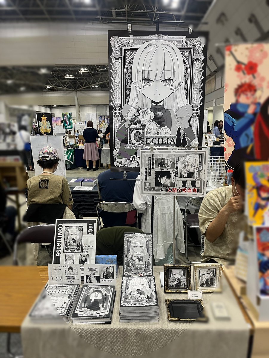 higo85's tweet photo. 設営完了しました！
う35aにてお待ちしております🙇‍♀️
#コミティア156 #COMITIA156 https://t.co/t5gx8FvjT5