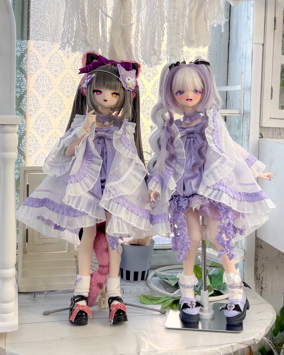 yuzukodoll's tweet photo. うたたねさんちのそよちゃんとくらげ🪼服合わせ〜🙏

#yurara服
#ぺぽりっこ https://t.co/JBFuFK6QaZ