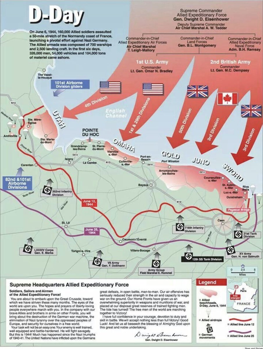melabanowski's tweet photo. Freedom is not free…

D-Day, on June 6, 1944, was the largest amphibious invasion in history, marking the start of the Allied liberation of Nazi-occupied Western Europe. https://t.co/bOkwgokrQt