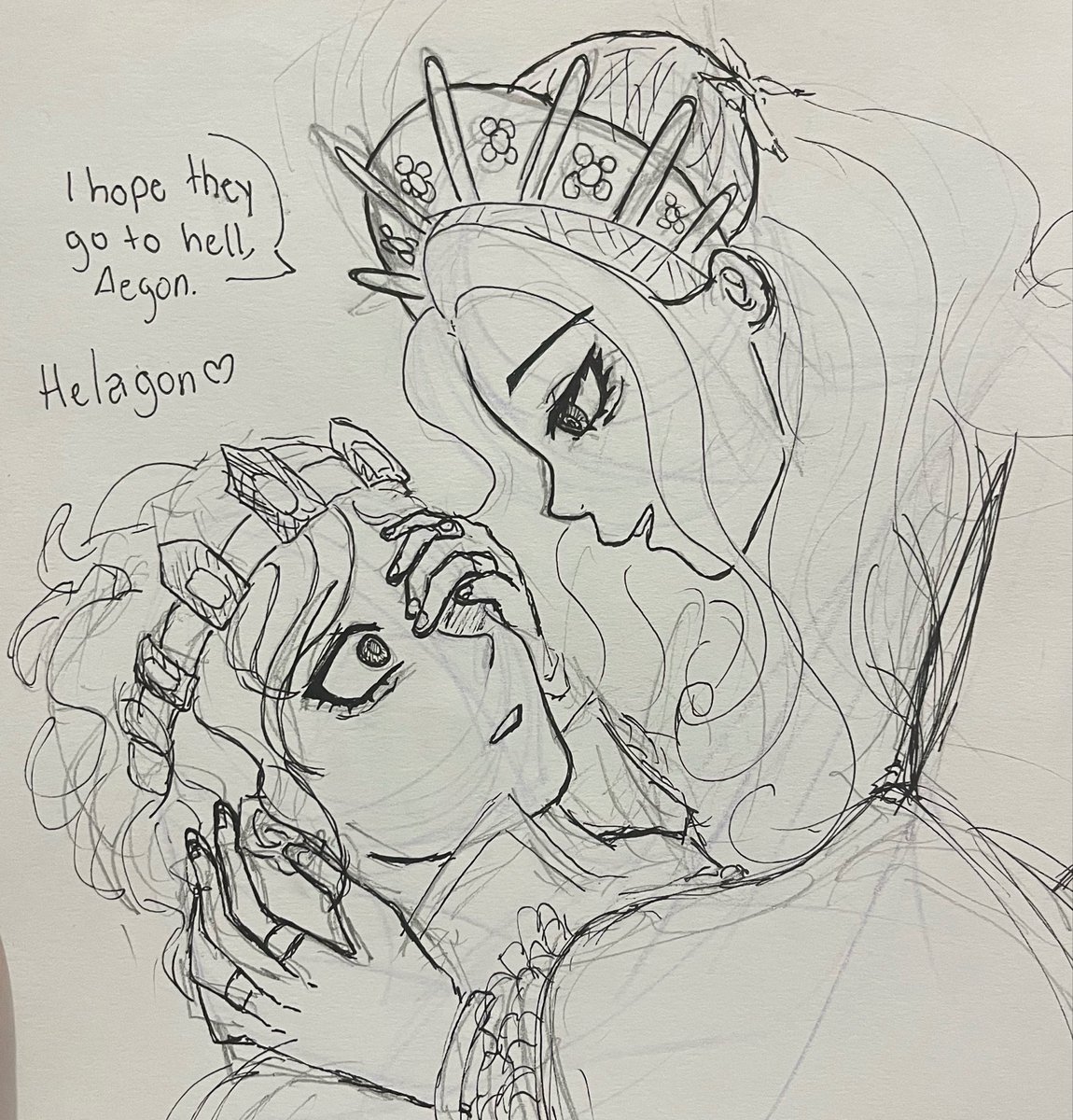 shtwtlulu's tweet photo. #helaegon doodle, son tan “he’s my man” coded https://t.co/IuN89mfVry