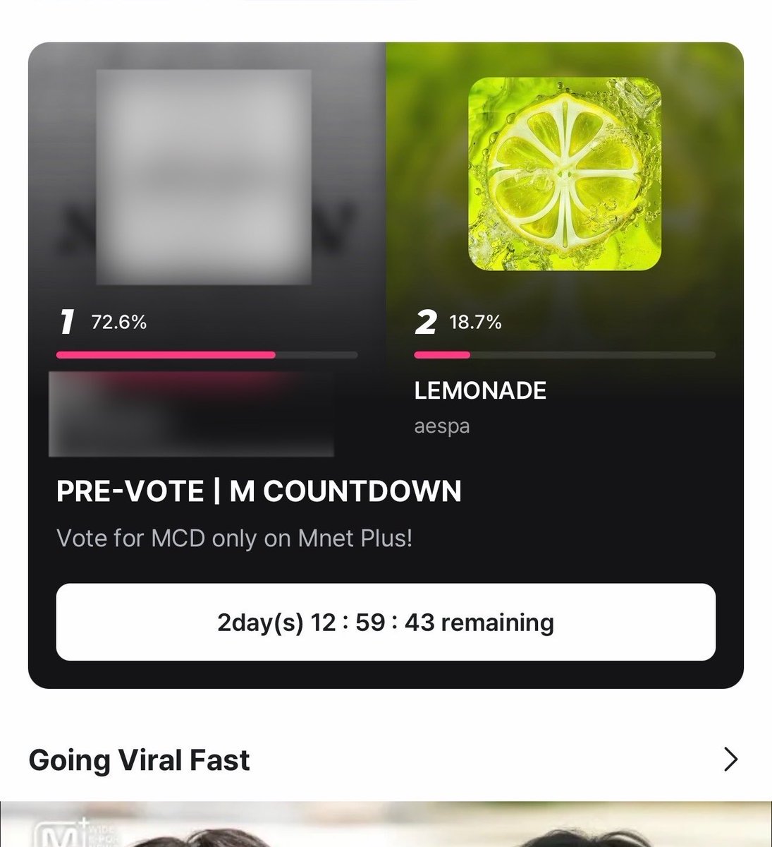 aespaintlvote's tweet photo. [📢] M COUNTDOWN PRE-VOTE UPDATE 11:00AM KST

 MYs our score is decreasing, please keep voting we don’t need to be in the lead we just need to close the gap! Keep voting we still have over 2 days left, and keep streaming it’s the last day of tracking! Let’s go MYs!

Vote on the Mnet Plus app:
🔗 https://t.co/qw7fkP5xSW

#aespa #에스파 @aespa_official