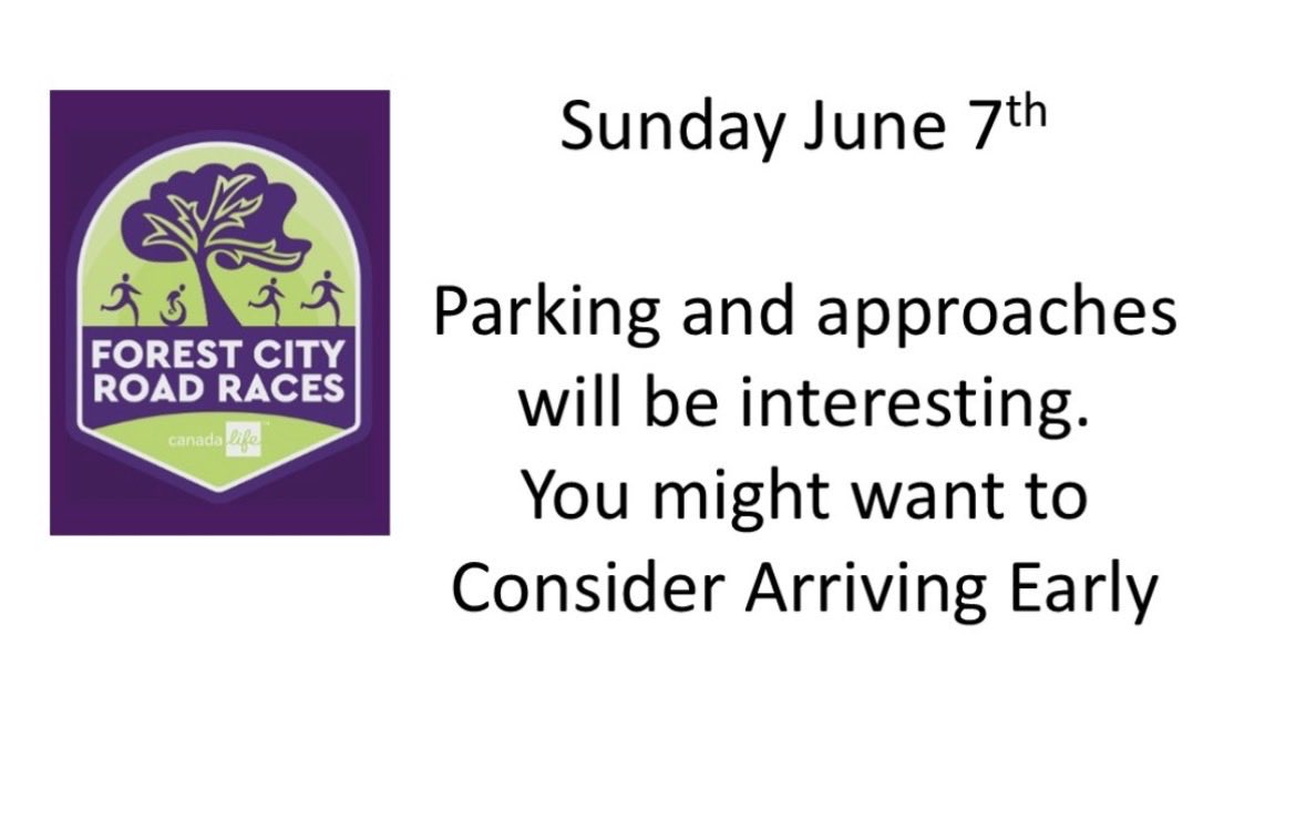 BaptistLondon's tweet photo. Please arrive to early to church tomorrow! Roads around our church will be closed. 
Richmond Str. &amp; Angel Str. should be accessible. 
#LdnOnt https://t.co/ZA9BwysZfn