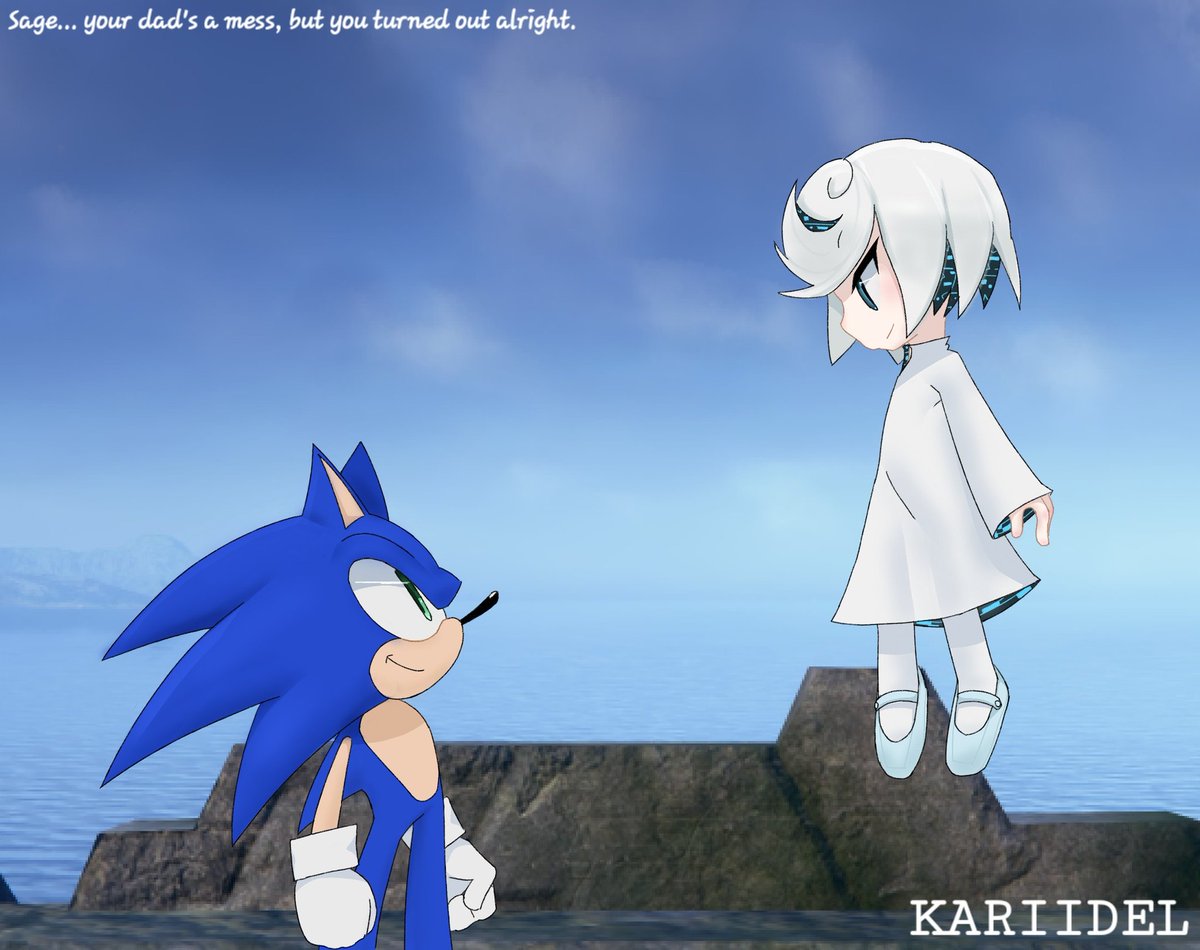 Retro_Helix's tweet photo. Sage... your dad's a mess, but you turned out alright.
#sonicfrontiers 
#sonicthehedgehog
#sagerobotnik https://t.co/n3RRfcsGr6