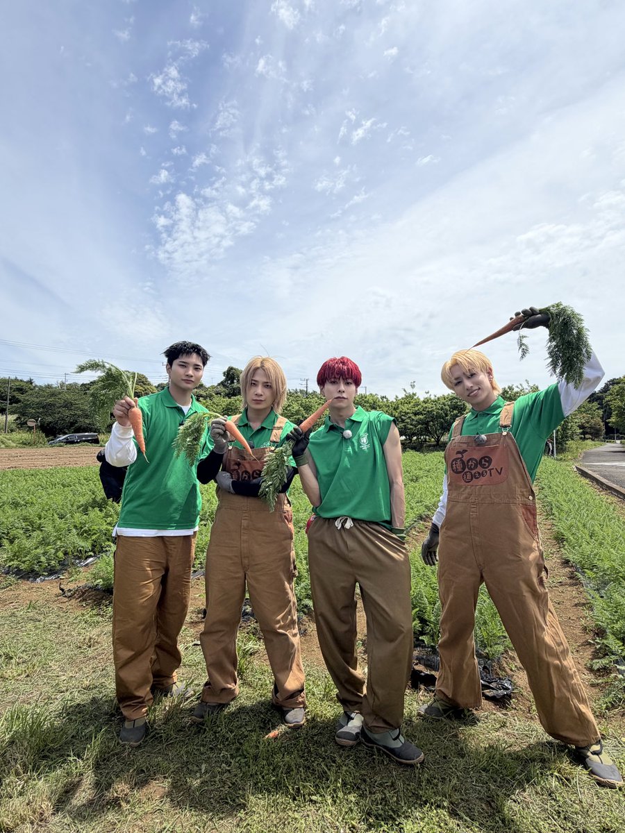 owv_official's tweet photo. /／ 
このあと11:30〜
テレビ東京「種から植えるTV」に
#OWV が出演いたします🪴
\＼

OWVが『#アロマレッドにんじん』の収穫
をお手伝いさせていただきました🥕

テレビ東京「種から植えるTV」
🔗 https://t.co/acVXThESwN
(※一部地域を除く)

是非チェックしてください💚

@taneue70403 
#種から植えるTV #タネウエ
#OWV_SQUAD