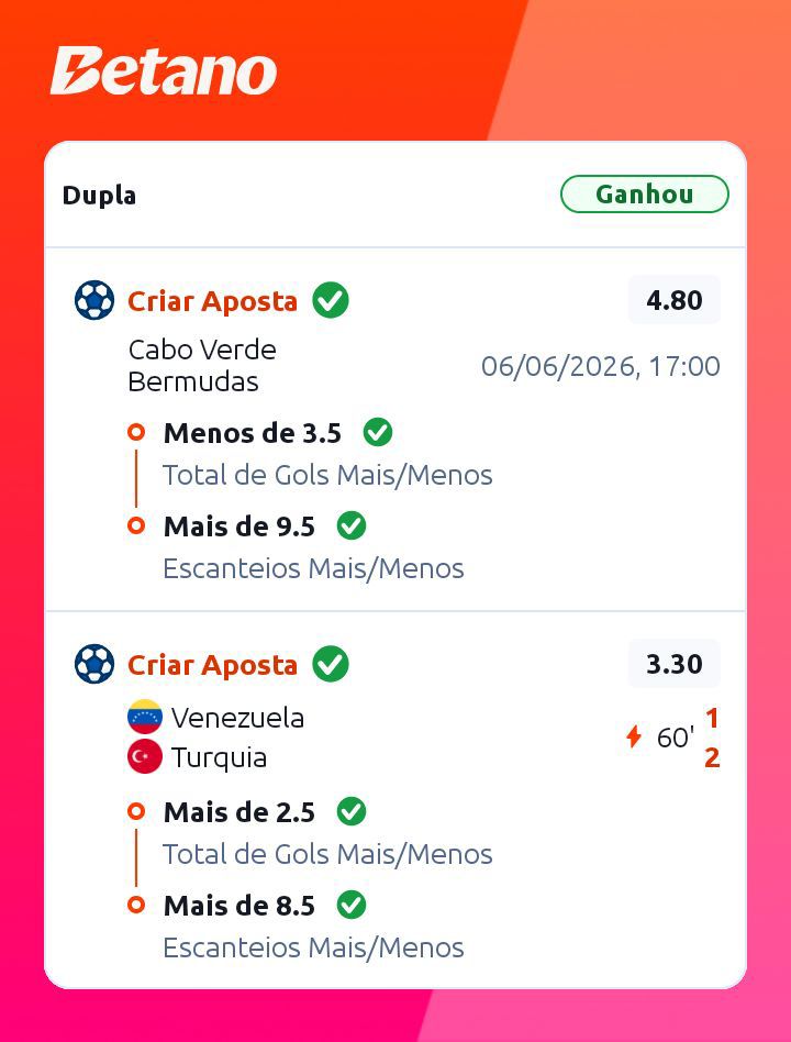 jrtips_br's tweet photo. 🔥 FAMÍLIA, CRAVAMOS ESSA ODD 15! 🔥💰

Link Do Canal Grátis 🔗https://t.co/tLWktL7bml https://t.co/XzaQbod93L