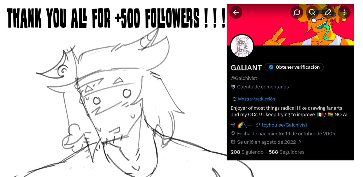 Galchivist's tweet photo. Thank you all for this milestoneee ! !
Im super like super happy yall enjoy my works https://t.co/WJRxNXc1bV