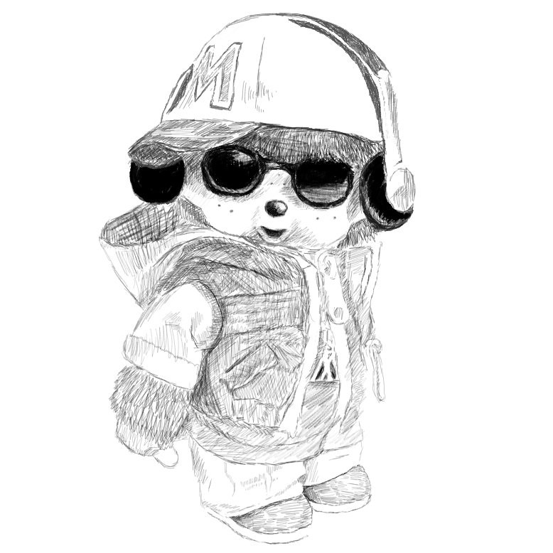 pepup3pu's tweet photo. monchhichi test on new drawing tablet https://t.co/XiiNKN9F4r