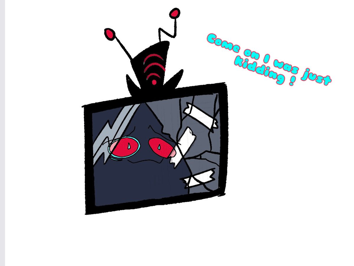 Captain98137465's tweet photo. @appleaddicted2 here’s the aftermath after the whole squid mech battle
#charlastor #Alastor #Vox https://t.co/TdrwRsFNAv