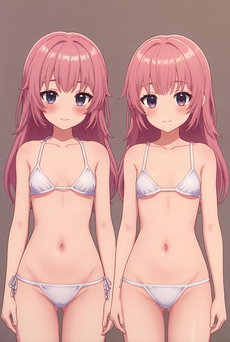 monaka_k's tweet photo. AIに水着と下着を描き分けられるかの実験。使用生成AIはGrok。 https://t.co/SCi3CGGRH5