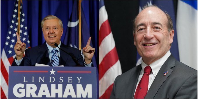 IAPolls2022's tweet photo. South Carolina Senate GOP Primary 

🟥 Lindsey Graham (inc): 53%
🟥 Mark Lynch: 28%
🟥 Tommy Dismukes: 7%
🟥 Patrick Herrmann: 6%
🟥 Darius Mitchell: 4%
🟥 Calvin Cowen: 2%

@TPSIOfficial | 6/3-4 | 388 LV
https://t.co/IQK5E0FV5u https://t.co/GYxkxQCoWE