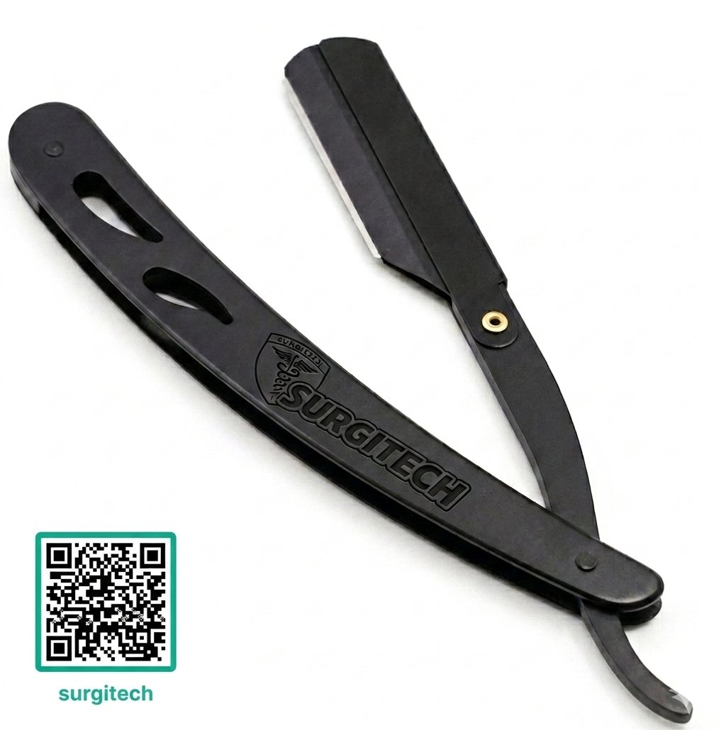 SurgitechIndus1's tweet photo. Professional Mens Shaving Razor in Beauty Instruments, this grooming tool in stainless steel &amp; sharp Blade comes with case. https://t.co/kQe5RFHWF4
