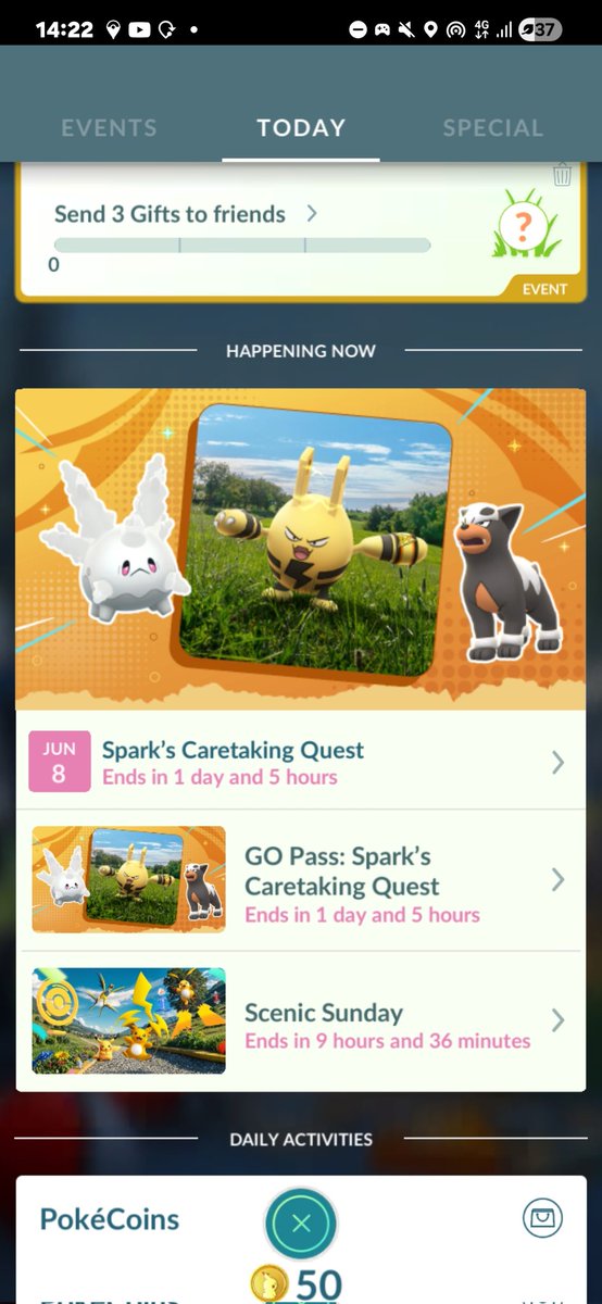 YokaiByte's tweet photo. @NianticHelp @PokemonGoApp 

Has this season's bonuses disappeared?

What happened?

Thanks. https://t.co/Y3TkeH437x