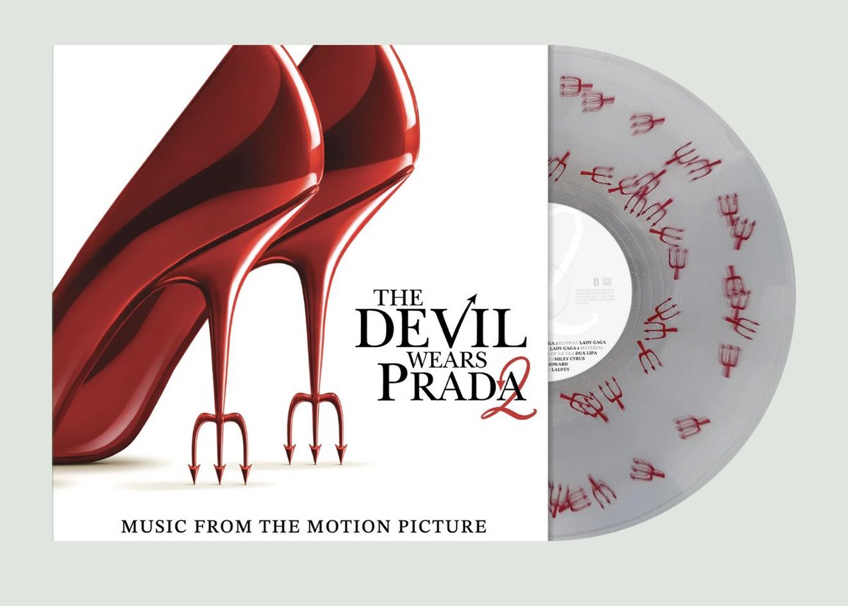 LongplayPlern's tweet photo. [Pre-order]
The Devil Wears Prada 2 - Music From the Motion Picture [Devil’s trident filled LP]

3090 บาท *(มัดจำ 1500 บาท)

*ราคารวมส่งกลับ✈️และส่งในไทย
*เปิดพรีถึงแค่วันที่10นี้
*Release 31/07/2026
#แผ่นเสียง #ไวนิล #ตลาดนัดสากล https://t.co/VnovSpXAOl