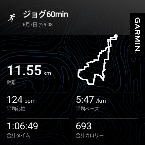 Bachakov's tweet photo. 雨が降る前にジョグ60分
腰の調子はまずまず😆
#ランニング #running #runner
#同時ラン https://t.co/osEpPCc5YU