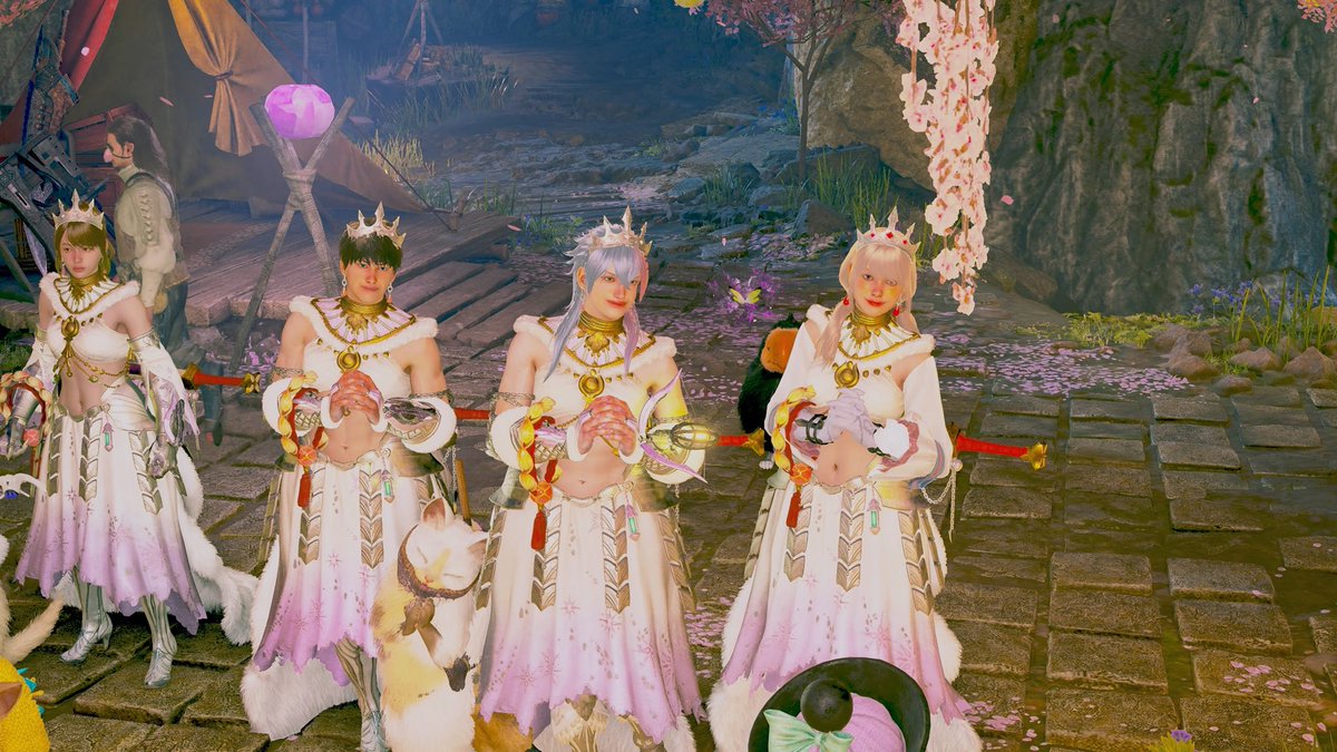 chibi_Chocob's tweet photo. #モンハンワイルズ

昨晩は「はなごろも女子会🌸」に美人さん揃いの中、男キャラで参加させてもらいました｡❀·̩͙꙳｡
誘ってくれたsakuracoさん、ありがとうございます🙇‍♂️
久しぶりひと狩り出来て楽しかったです⚔️✨️
ありがとうございました！🙏☺️ https://t.co/fDYXrl654A