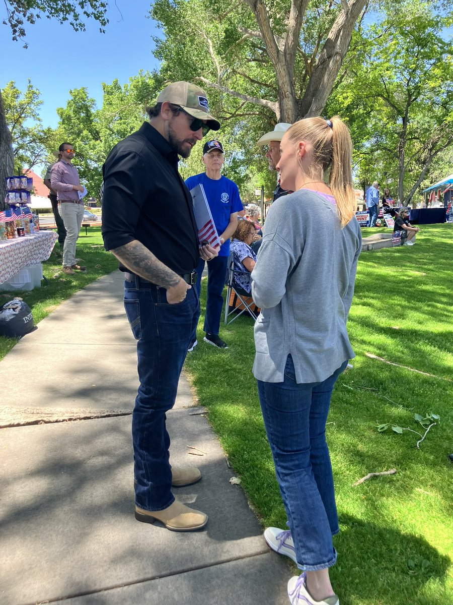 EliCraneAZ's tweet photo. Had a great time at the 1st Annual All American Picnic at Pioneer Park in Snowflake this afternoon. 

So many patriots in rural Arizona. #AZ02 https://t.co/eRQ75YI3uz