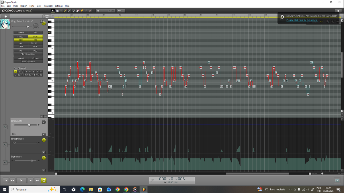 Densuki_0's tweet photo. 新曲の制作、ようやく終盤まで来ました。マ��ペースに、最後までコツコツと仕上げていきます。

#初音ミク #ボカロP #FLStudio https://t.co/Wbs4aErw8z