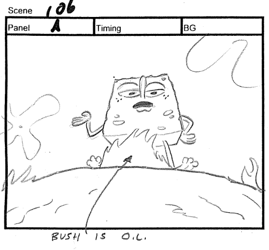 ArtofSpongebob's tweet photo. A drawing by Mark O'Hare from "Nature Pants." https://t.co/BSrCuBs71j