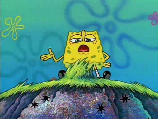 ArtofSpongebob's tweet photo. A drawing by Mark O'Hare from "Nature Pants." https://t.co/BSrCuBs71j