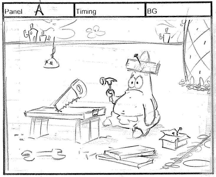 ArtofSpongebob's tweet photo. A drawing by Bill Reiss from "My Pretty Seahorse." https://t.co/aqzoghNHNC