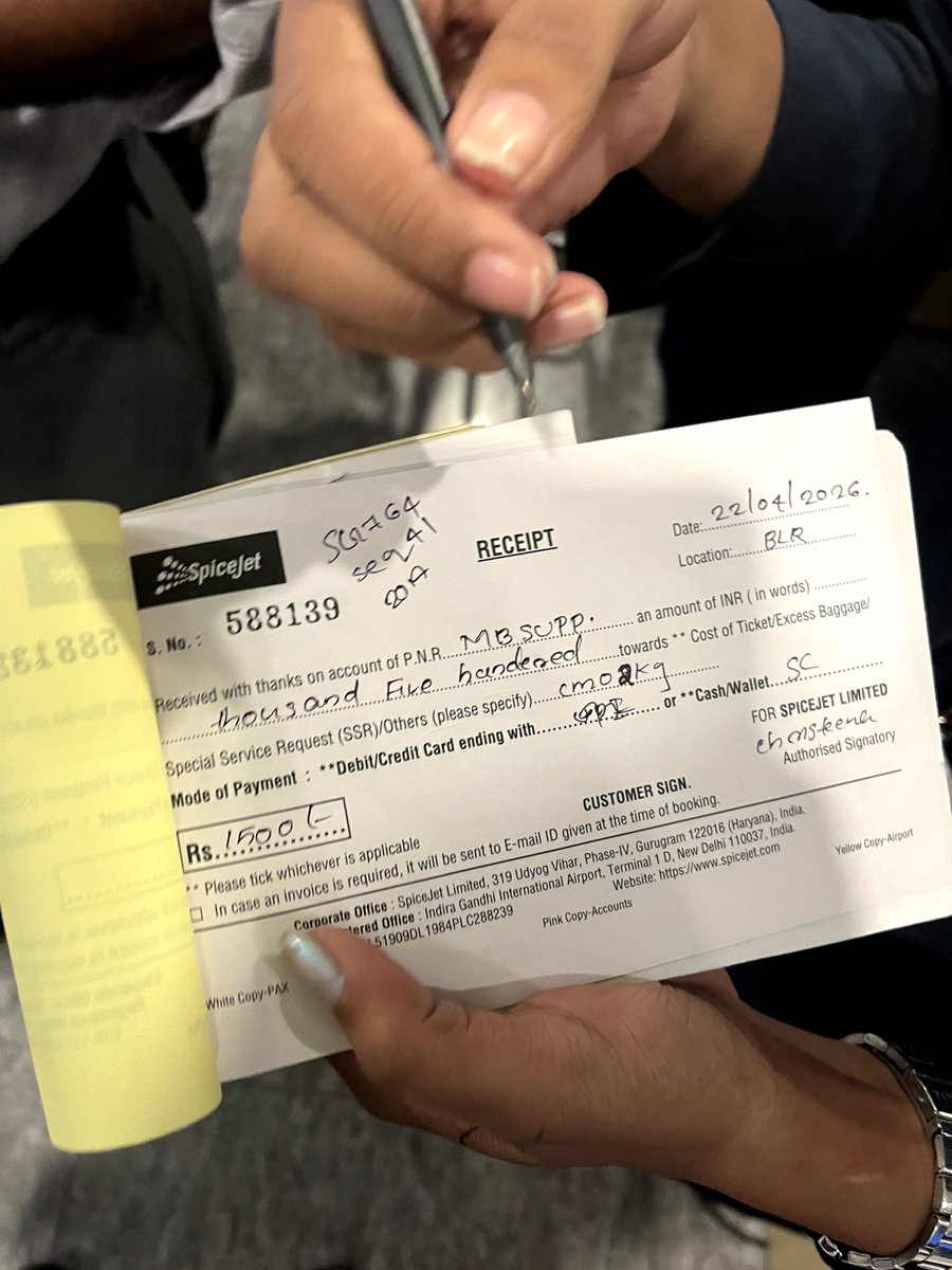 YuvanSJain's tweet photo. @flyspicejet https://t.co/ULVUdSkP7i
