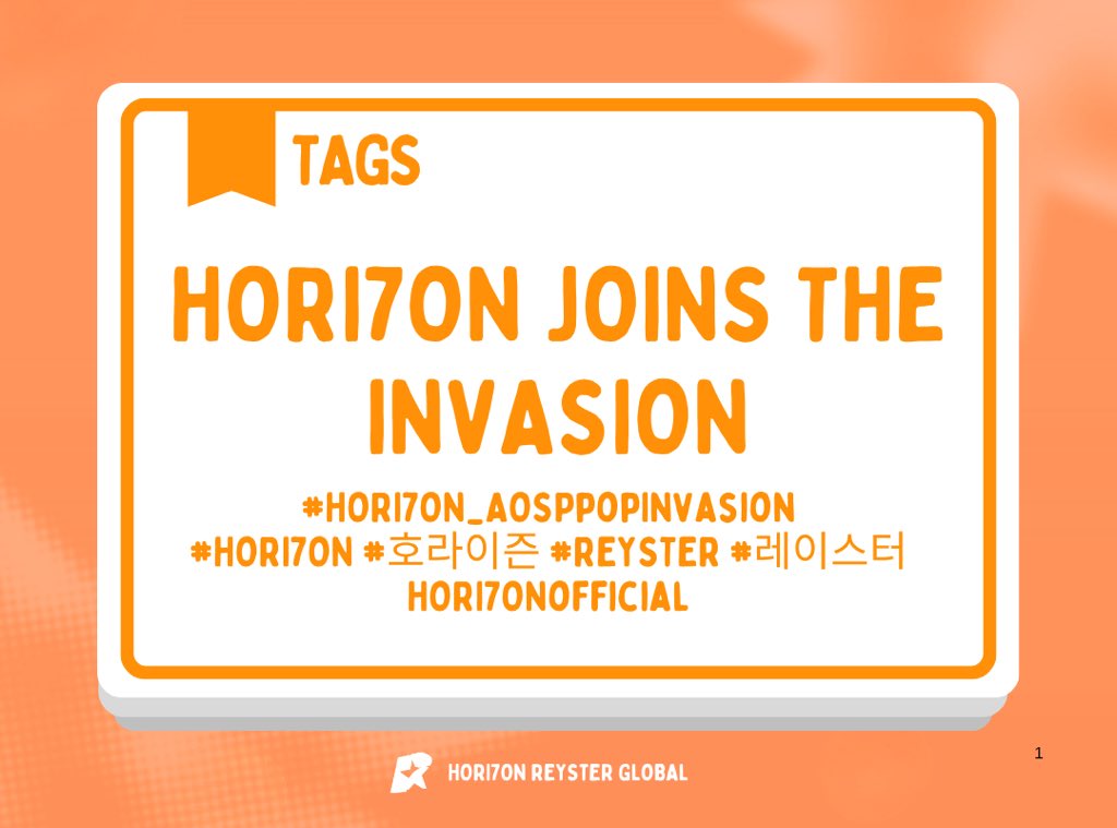 ReysterGlobal's tweet photo. [TAGS] 260607

HORI7ON <ALL-OUT SUNDAYS>

📆 2026.06.07 | Sunday
⏰ 11:00am (PHT) onwards

HORI7ON JOINS THE INVASION

#HORI7ON_AOSPpopInvasion
#HORI7ON #호라이즌 #REYSTER #레이스터
@HORI7ONofficial https://t.co/bTsYG82ZBE