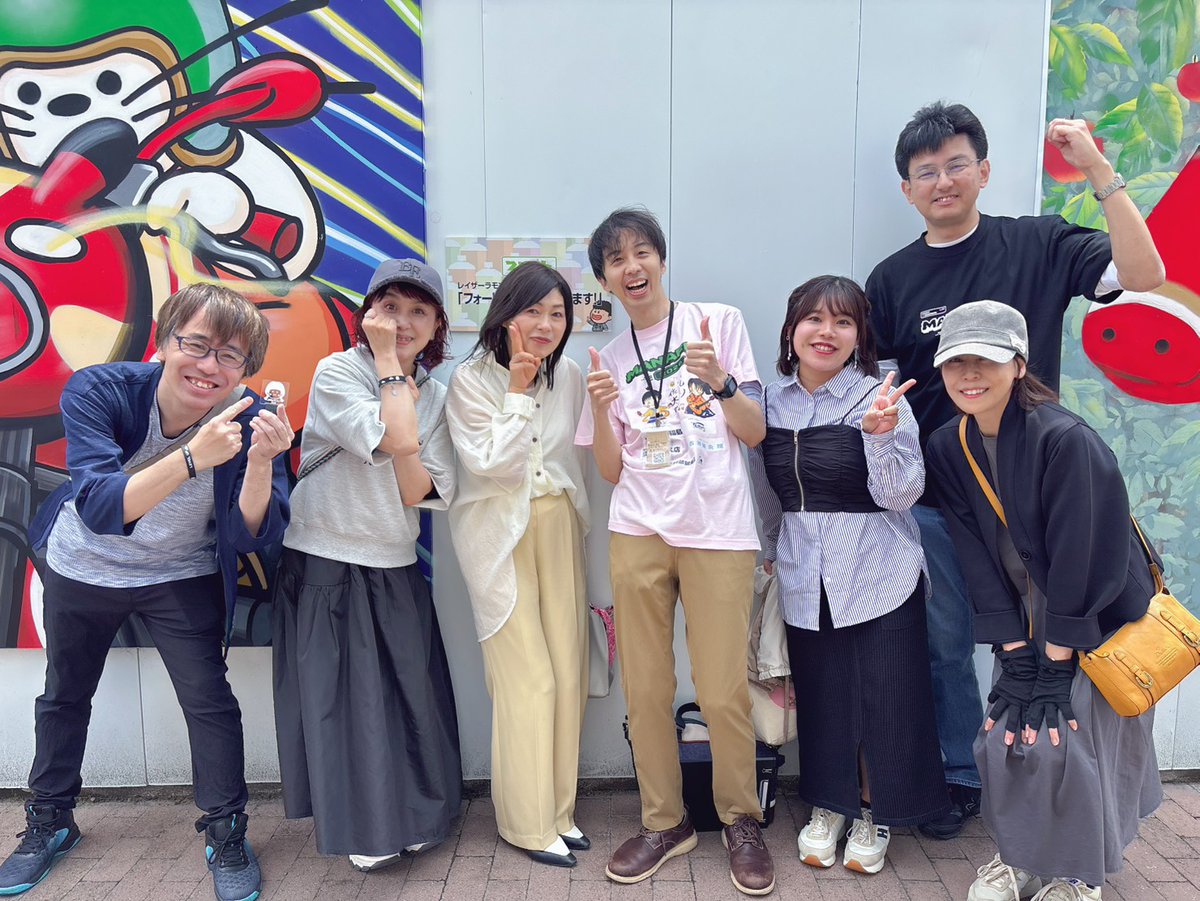 sunkin_staff's tweet photo. ���々、応援団が集まってきてくれています✨👏

#福島まなフェス2026

森本くん、愛されてるねぇ😍✨

#ラジオ福島 https://t.co/ClkwzI9JcZ