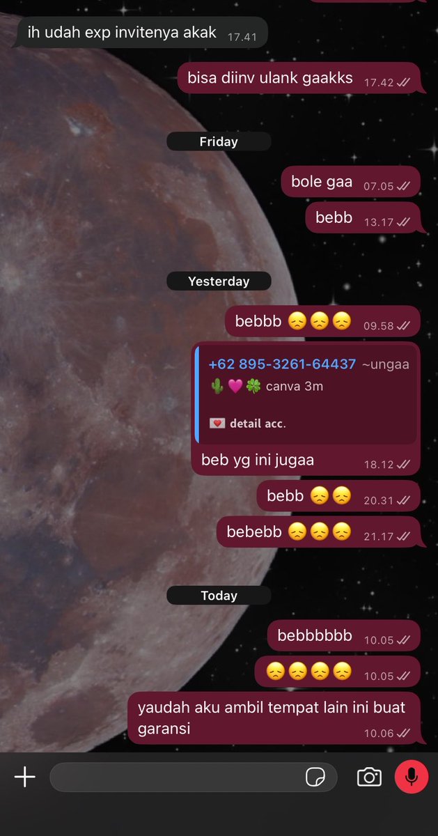 enbotherd's tweet photo. need canva member harga r buat c yaaa 1b, need 2, kodein yaaa #zonaba #zonauang https://t.co/gmIodN4TD0